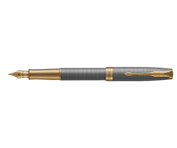 Parker Royal Sonnet Silver Chiselled GT, plnicí pero