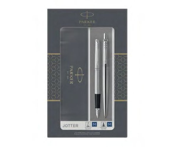 Parker Jotter Stainless Steel CT, sada plnicího a kuličkového pera