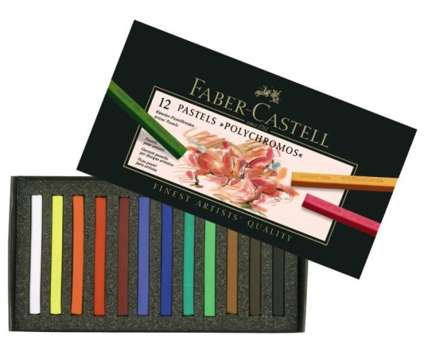 Suché pastely Faber Castell Polychromos 12 ks