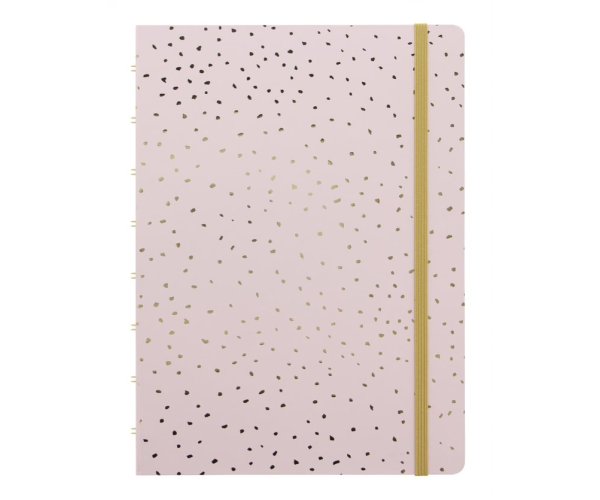 Filofax Confetti Rose Quartz A5 zápisník