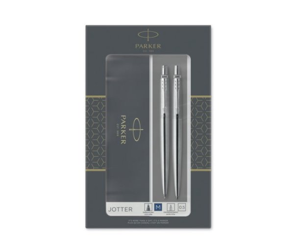 Parker Jotter Stainless Steel CT, sada kuličkového pera a mechanické tužky