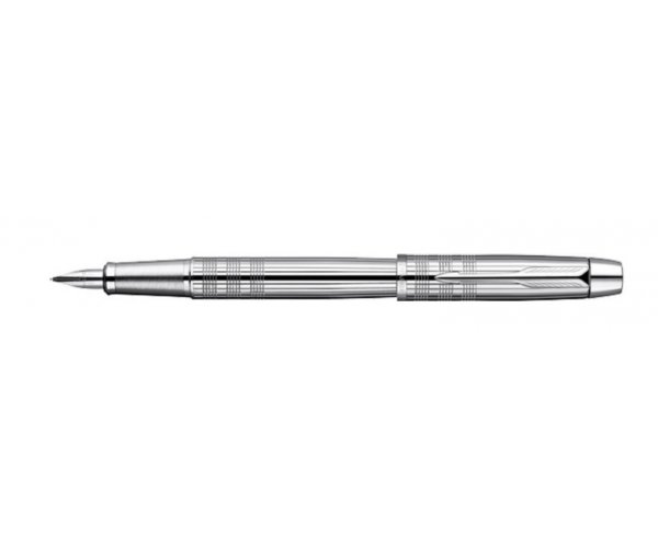 Parker Royal I.M. Premium Shiny Chrome Chiselled, plnicí pero