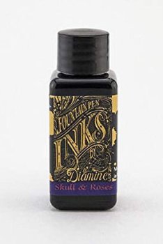 Diamine Skull and Roses, lahvičkový inkoust 30 ml