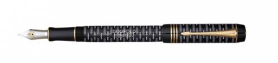 Parker Royal Duofold 100th LE Black GT, plnicí pero