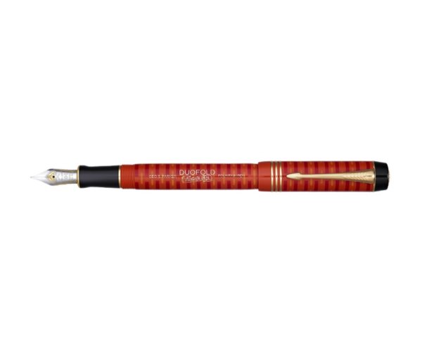 Parker Royal Duofold 100th LE Red GT, plnicí pero