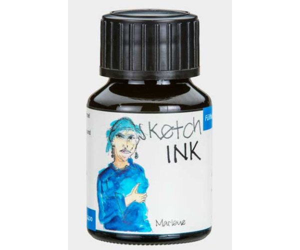 Rohrer & Klingner Sketchink Marlene lahvičkový inkoust modrý 50 ml