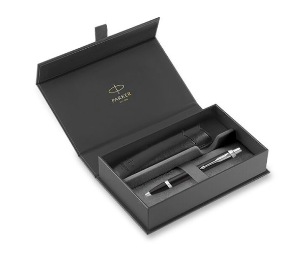 Parker I.M. Essential Matte Black CT, dárková sada