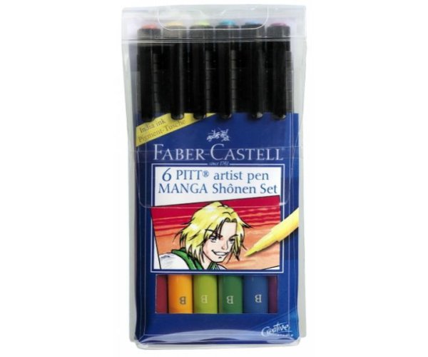 Faber Castell Pitt Manga - Shonen 6 ks