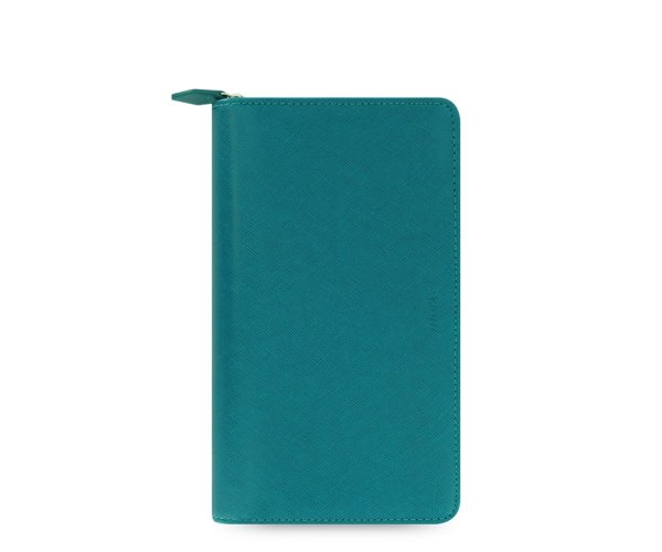 Diář Filofax Saffiano ZIP Compact akvamarín