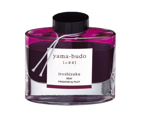 Pilot Iroshizuku Yama-Budo - Crimson Glory Vine, lahvičkový inkoust