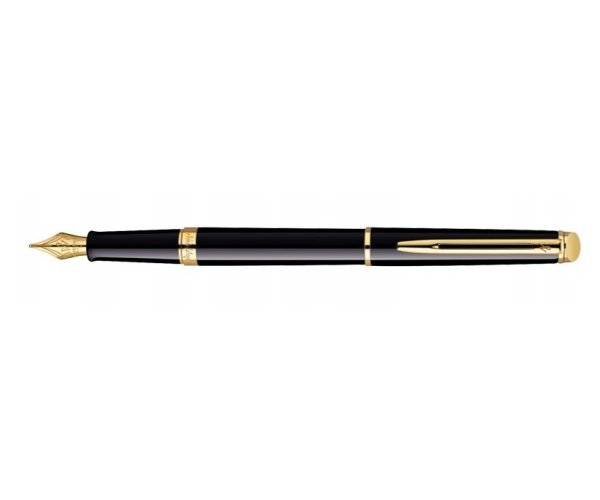 Waterman Hémisphere Black Lacquer GT, plnicí pero