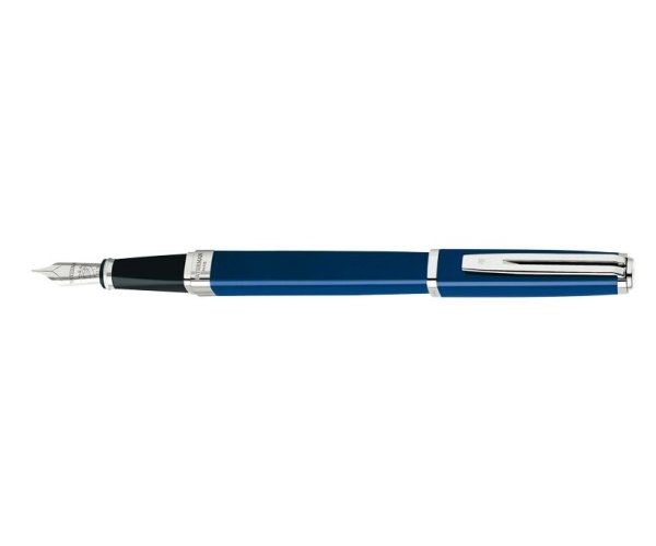 Waterman Exception Slim Blue Lacquer ST, plnicí pero