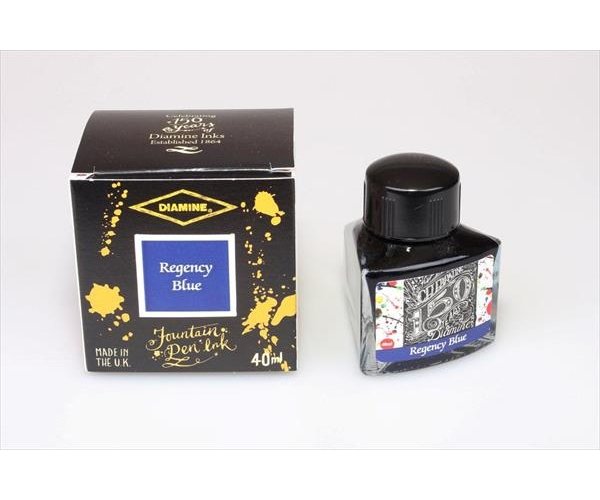 Diamine Anniversary Regency Blue 40 ml, lahvičkový inkoust