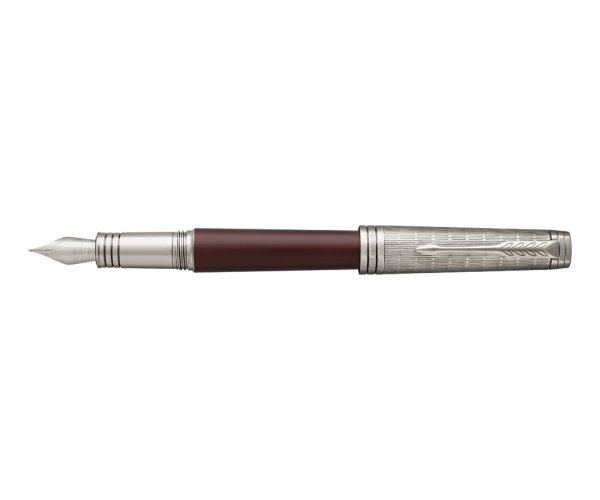 Parker Royal Premier Custom Crimson Red, plnicí pero