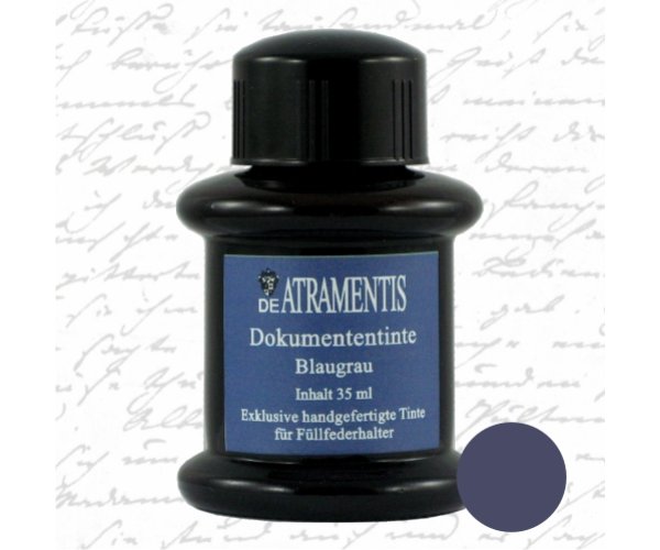 De Atramentis Document Blue Grey, dokumentní inkoust